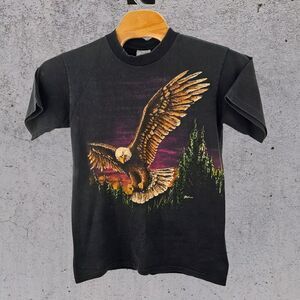 Vintage Hazelwoods Eagle Shirt‎ Size Medium Single Stitch Cotton USA America